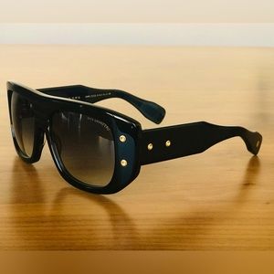 DITA GRAND CRU- 18K Gold W/ Grey To Clear - Ar (DRX-2058-A-BLK-GLD-57)